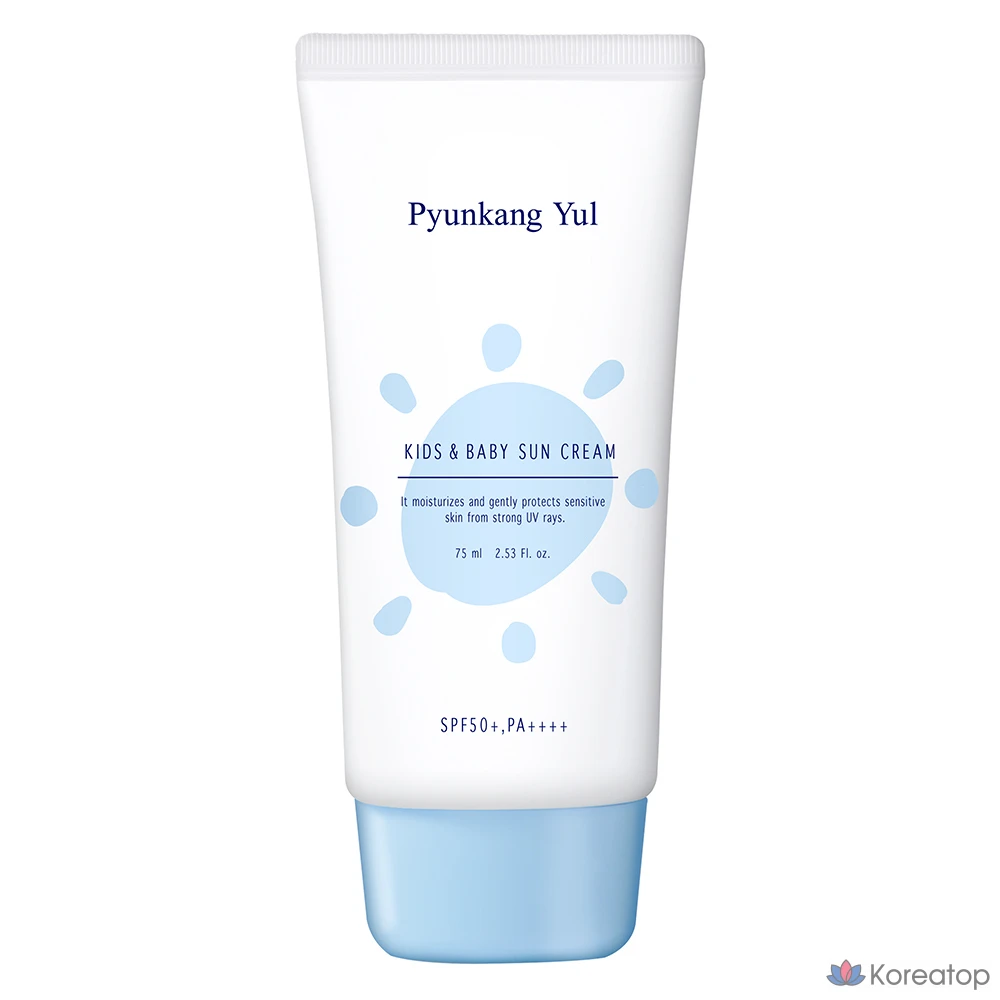 Увлажняющий солнцезащитный крем для детей и младенцев Pyungang Yul SPF50+ PA++++, 75 мл, 1 шт.