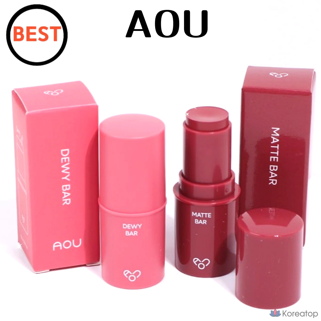 A O U A O U Lip Stick Bar, 1 шт., DEWY BAR Matte Bar 04 Eraser Bar, фото 2