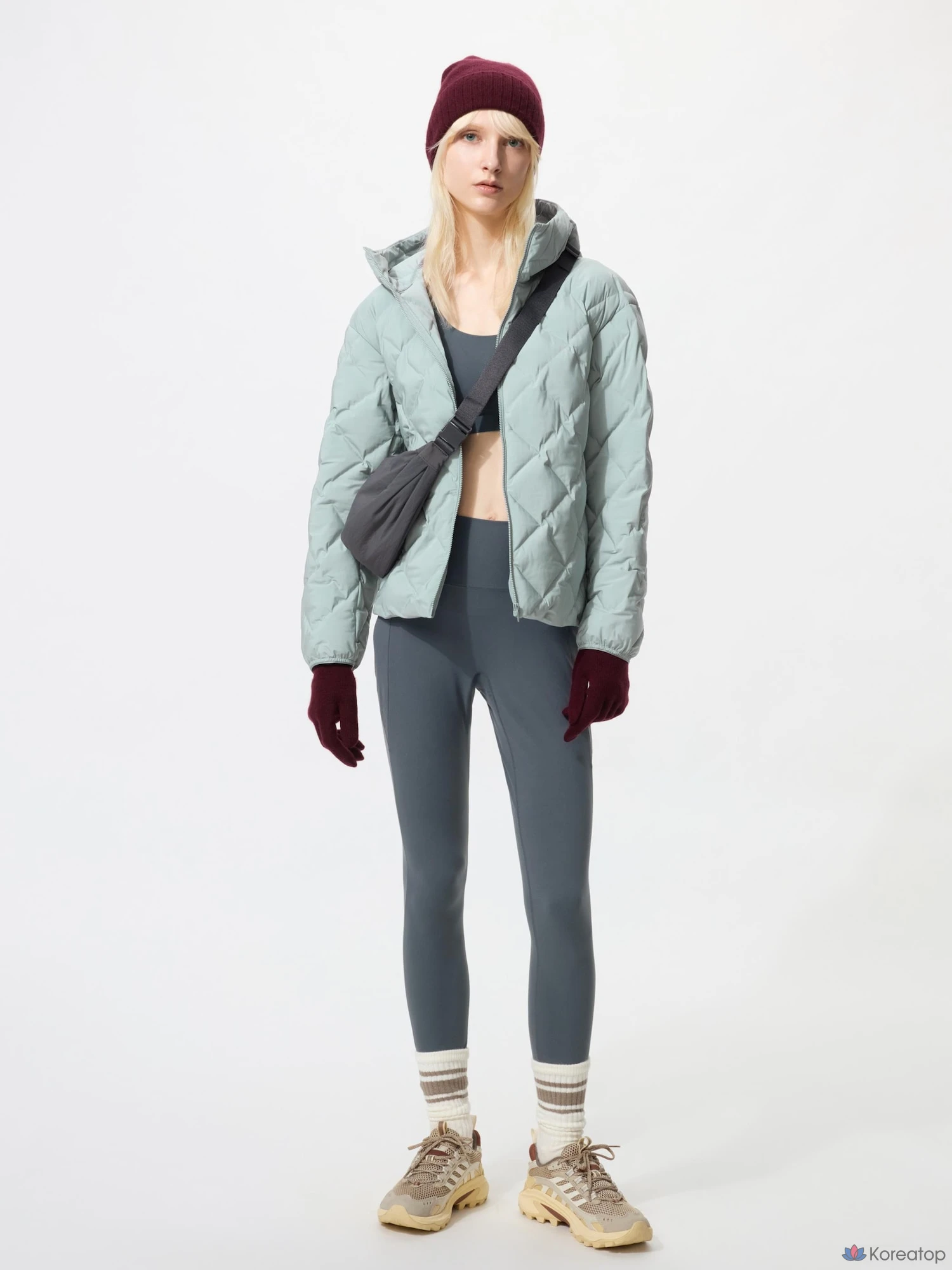 Леггинсы Uniqlo Ultra Stretch Active Leggings, длина 64-67 см, длинные