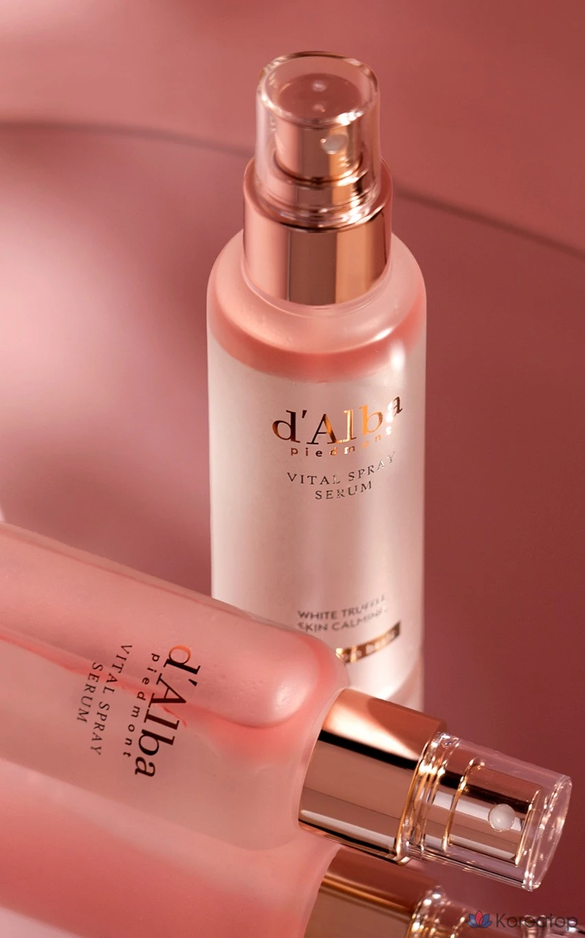 Набор из 2 спреев-сыворотки D'alba White Truffle Vital Spray Serum 100 мл и геля для умывания с мягкой кислотностью 15 мл, 1 шт.