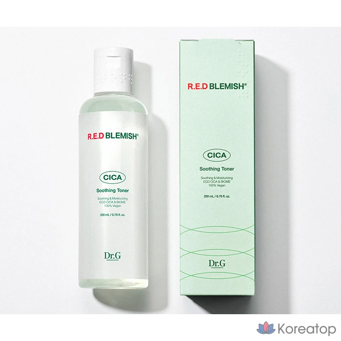 Успокаивающий тоник Dr.G Red Blemish Cica, 200 мл, 1 шт.