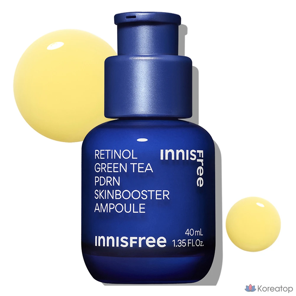 Ампула Innisfree Retinol Green Tea PDRN Skin Booster, 40 мл, 1 шт.