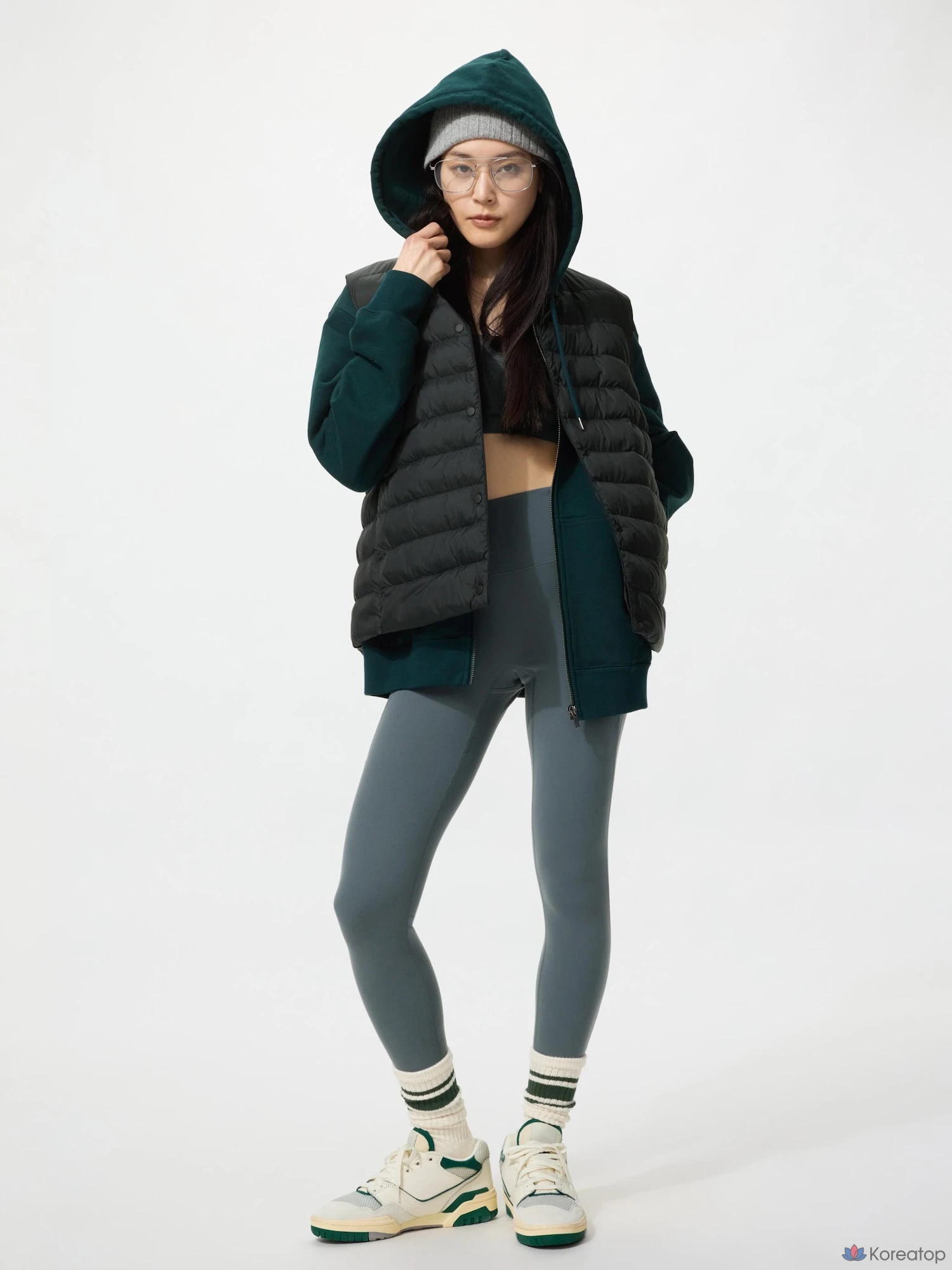 Леггинсы Uniqlo Ultra Stretch Active Leggings, длина штанины 60.5-61 см