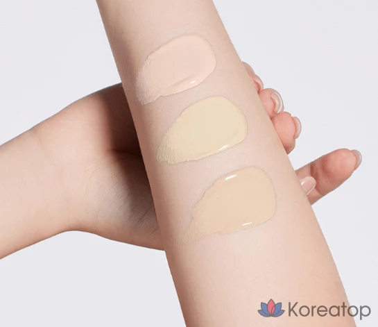 Тональный крем-кушон Unleashia Satin Wear Healthy Green, 15 г, цвет бисквитный, 23W, 1 шт., фото 8