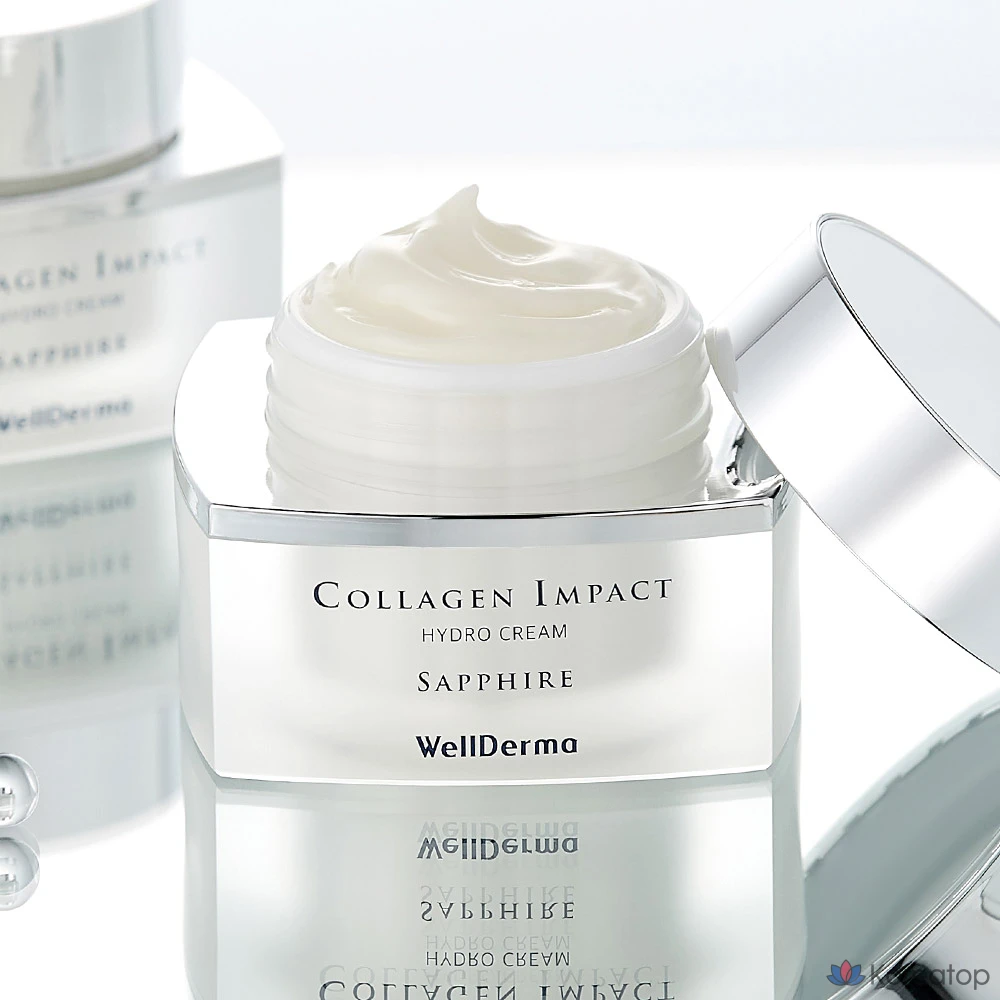 Крем WellDerma Sapphire Collagen Impact Hydro Cream, 50 г, 1 шт.