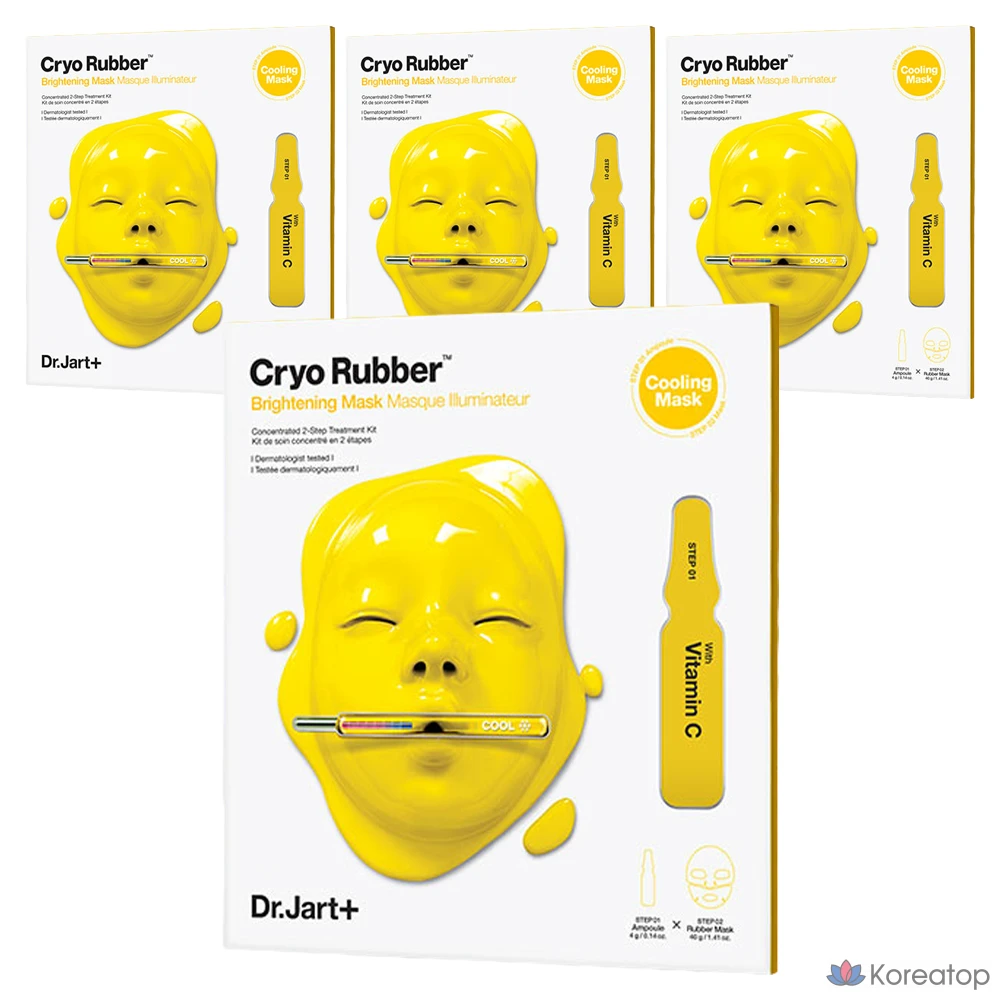 Осветляющая маска Dr. Jart+ Cryo Lover, 1 упаковка, 4 упаковки