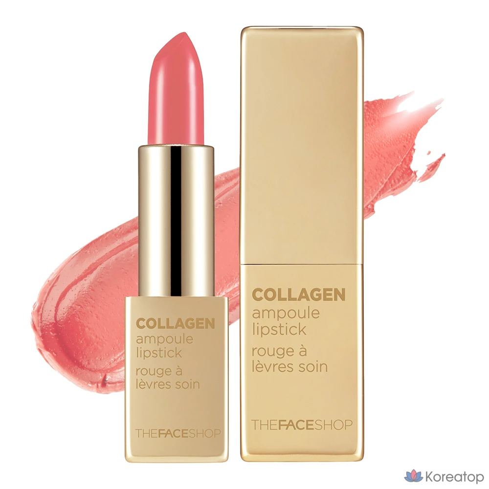 Помада-ампула с коллагеном от The Face Shop, оттенок 13 Brown Killer, 3,5 г, 1 шт.