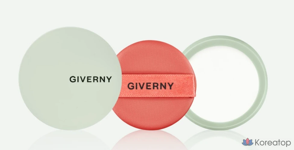 Тональный крем Giverny Close Cover Foundation Mini Portable 5 г, зеленый, 1 шт., фото 2