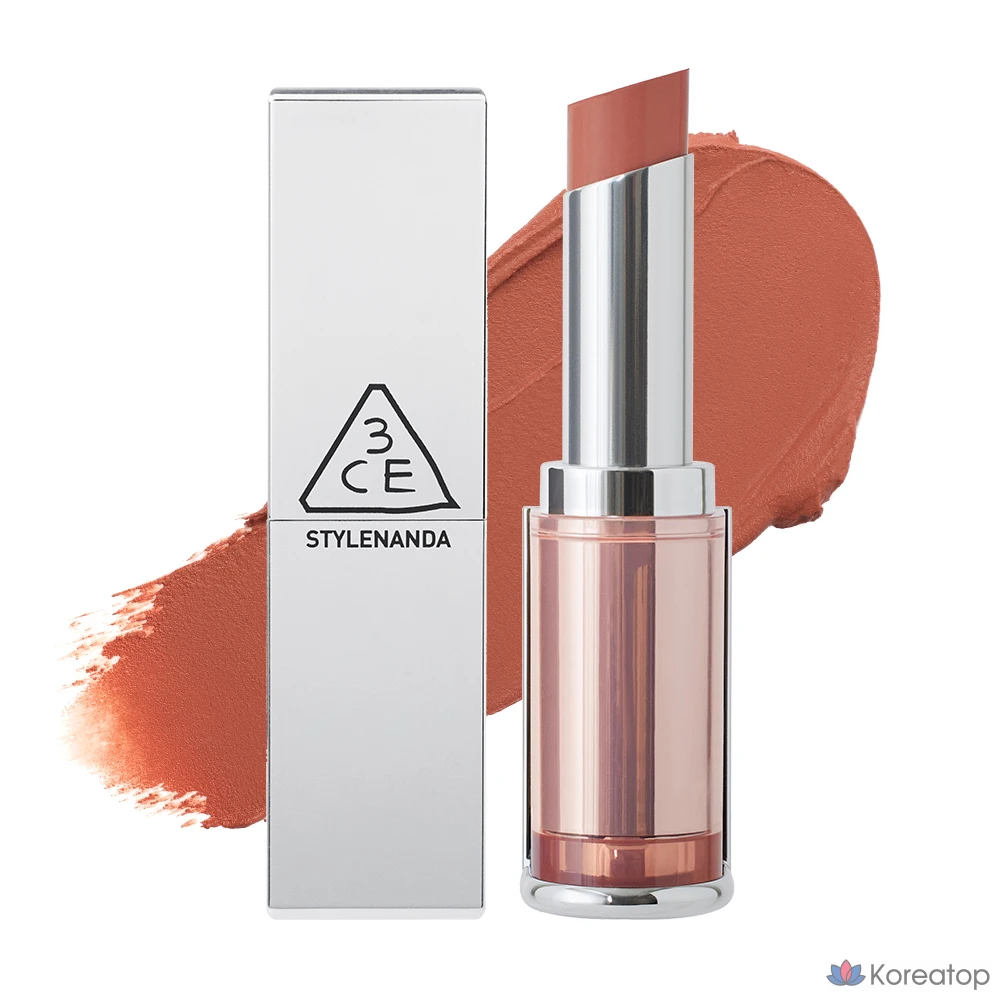 3CE Blur Matte Lipstick, 1 шт., Apricot Filter