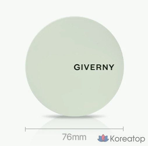 Тональный крем Giverny Close Cover Foundation Mini Portable 5 г, зеленый, 1 шт., фото 4