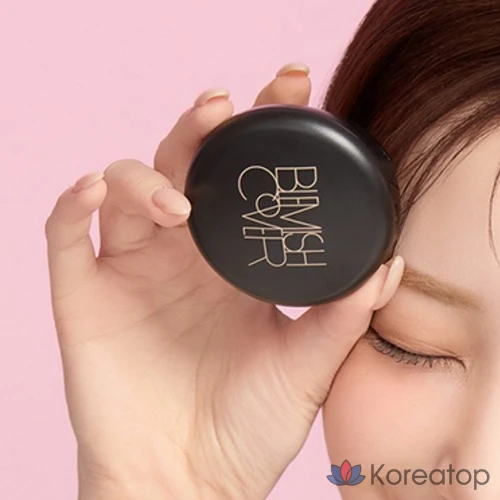 Hanskin Blemish Cover Blur Pact 9g, Light, 1 шт., фото 6