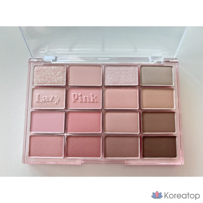 Палетка теней для век WAKEMAKE Soft Blurring, № 10_Lazy Pink Blurring, 1 шт.