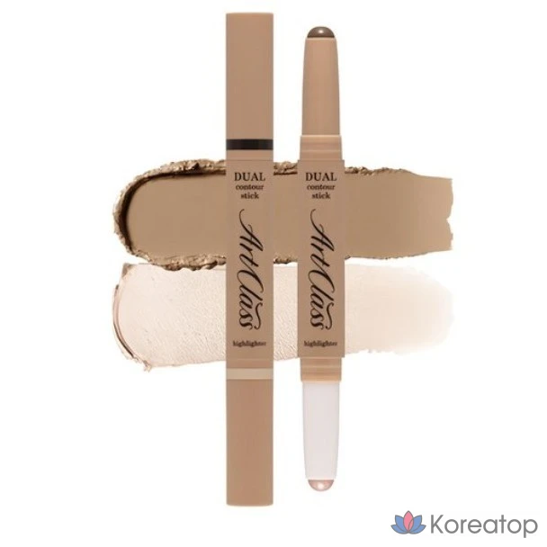 Стик для контурирования Too cool for school Dual Contour Stick, теплый двухцветный оттенок, 1 шт.