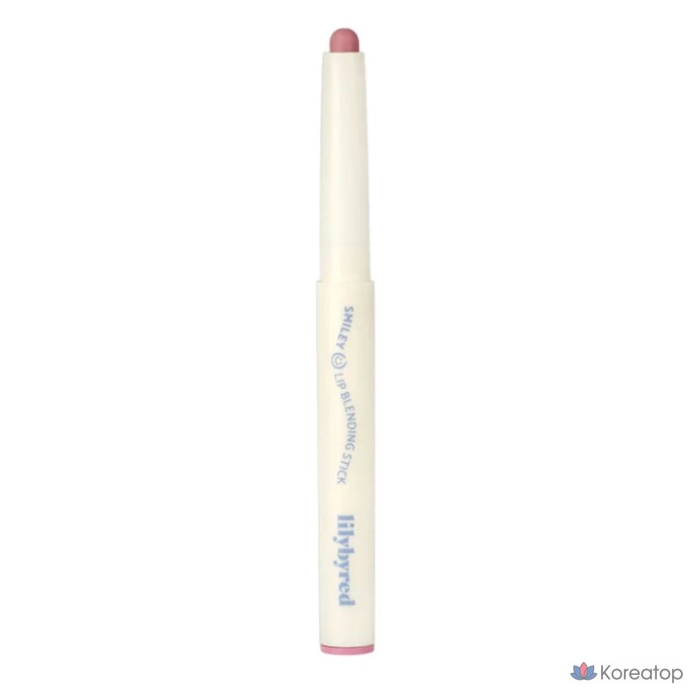 Стик для растушевки губ Lilybyred Smiley, 0,8 г, оттенок 06 Cool Mauve, 1 шт.