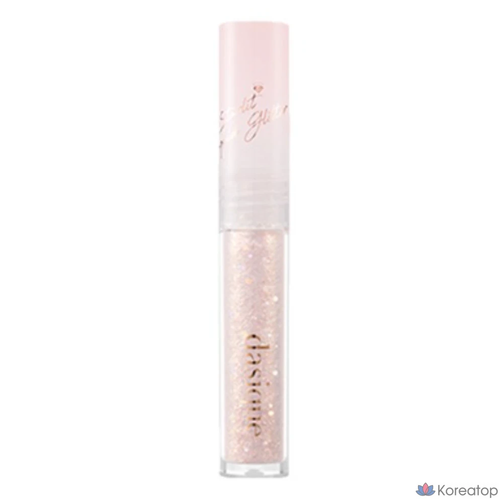 Жидкие блестки Dasique Starlit Jewel, оттенок 04 «Розовый кварц», 1 шт.