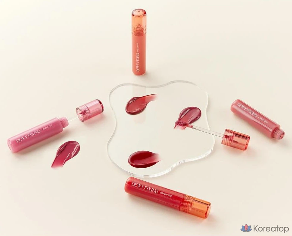 Тинт для губ Derma Factory Dewy Fixing Cream Lip Tint, 4 г, RD01 Rustic, 1 шт., фото 8