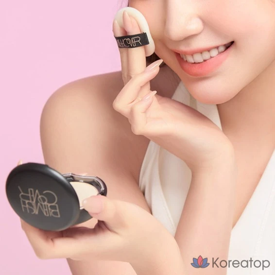 Hanskin Blemish Cover Blur Pact 9g, Light, 1 шт., фото 8