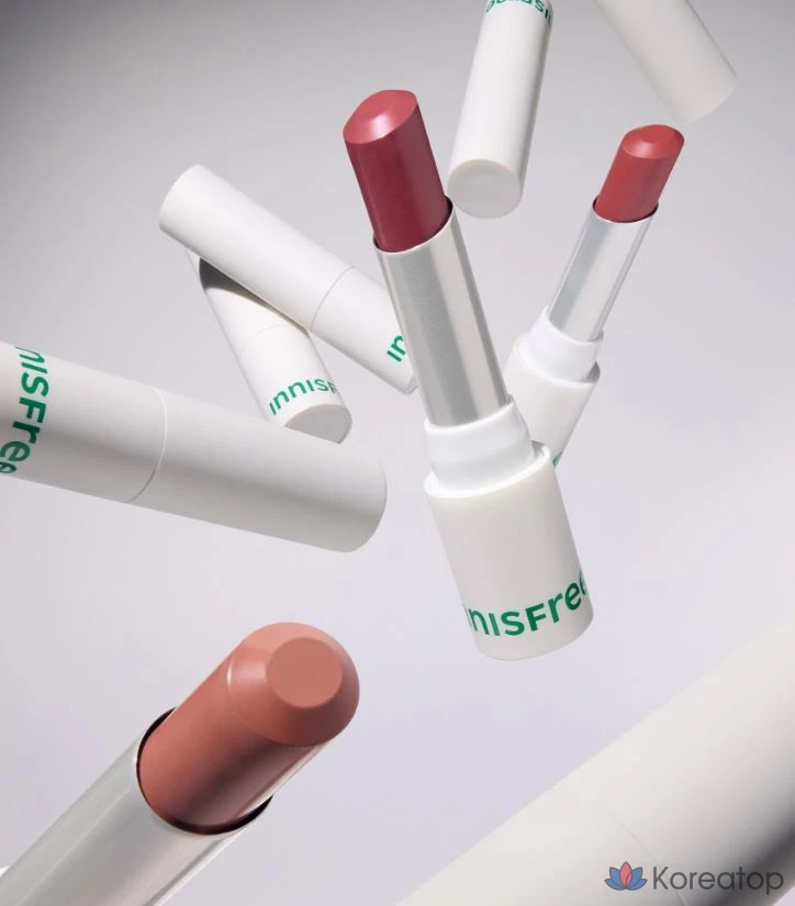 Матовая помада Innisfree Airy Matte Lipstick, 3,5 г, 1 шт., № 7, цвет «Яблочная конфета», фото 5