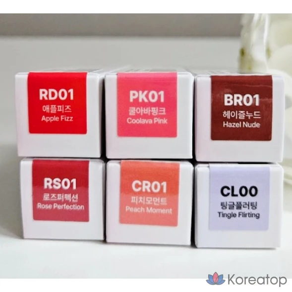 Бальзам для губ Derma Factory Glow Melting Balm, 6 оттенков, Melting Lip Balm Color Lip Balm Juicy Color Lip Elasticity Derma Factory Melting Balm Lipstick, Apple Fizz, 2.3g, 1 шт., фото 2