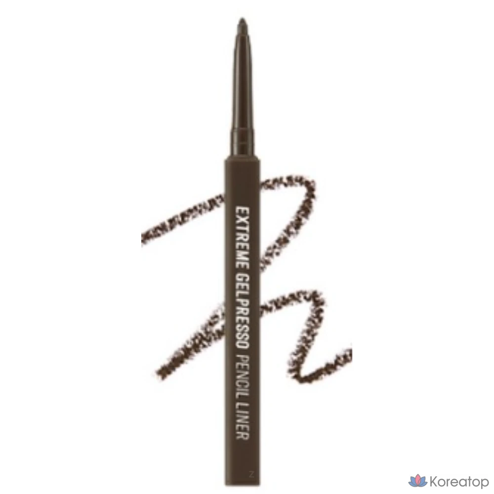 Карандаш-лайнер Clio Extreme Gelpresso, 01 Коричневый (Черно-коричневый), 1 шт.