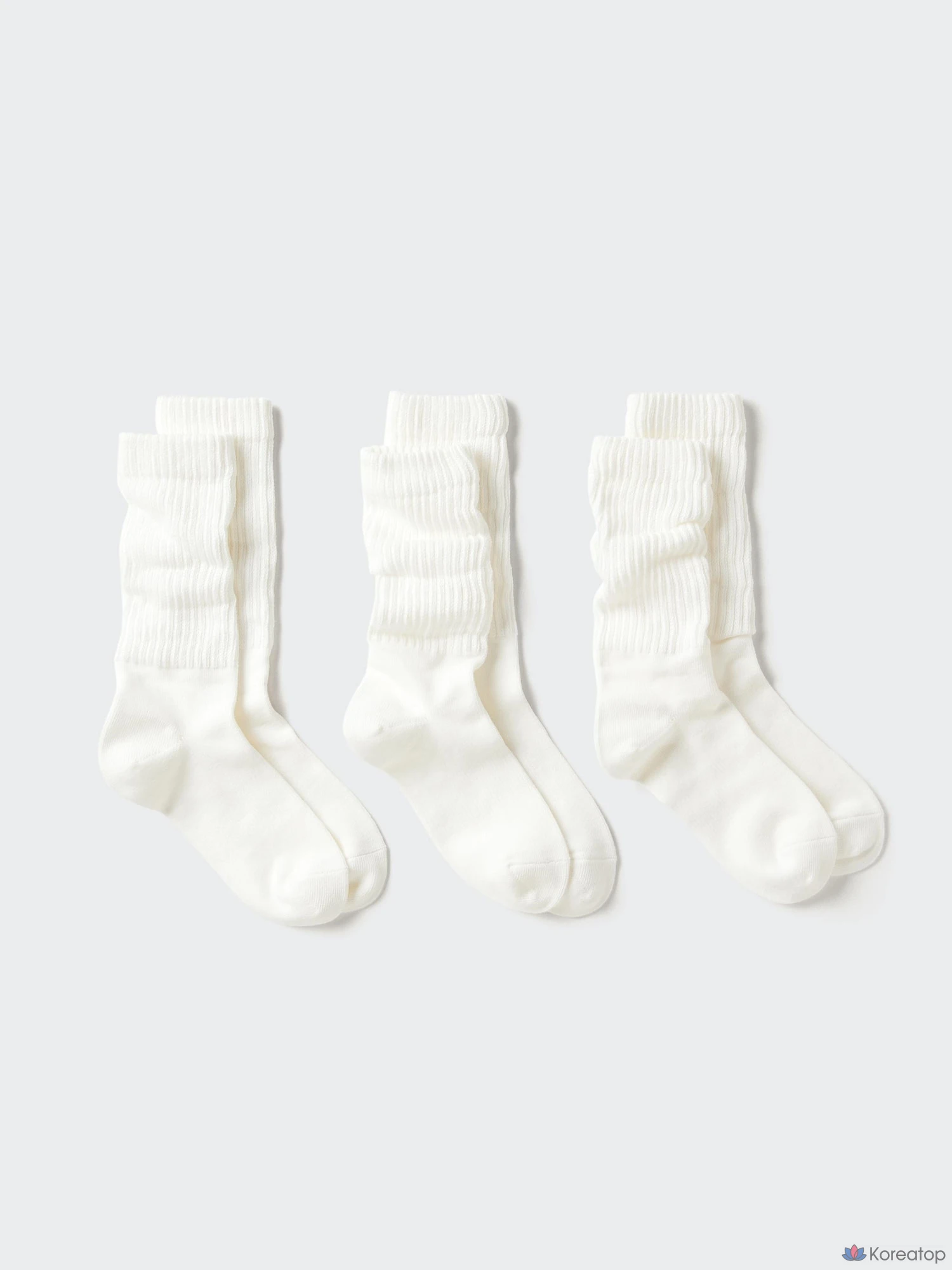 Носки Uniqlo Slouch Socks, 3 пары.