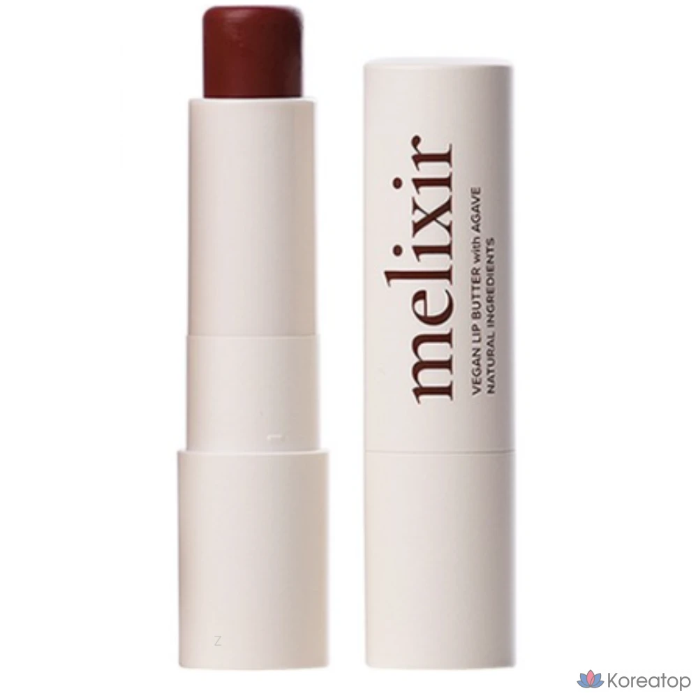 Бальзам для губ Melixir Vegan Lip Butter, оттенок Brick Red, 3.9 г, 1 шт.
