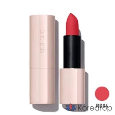 [The Saem] Vivid Color Kissholic Lipstick Matte, 1 шт., RD04 Oh Red