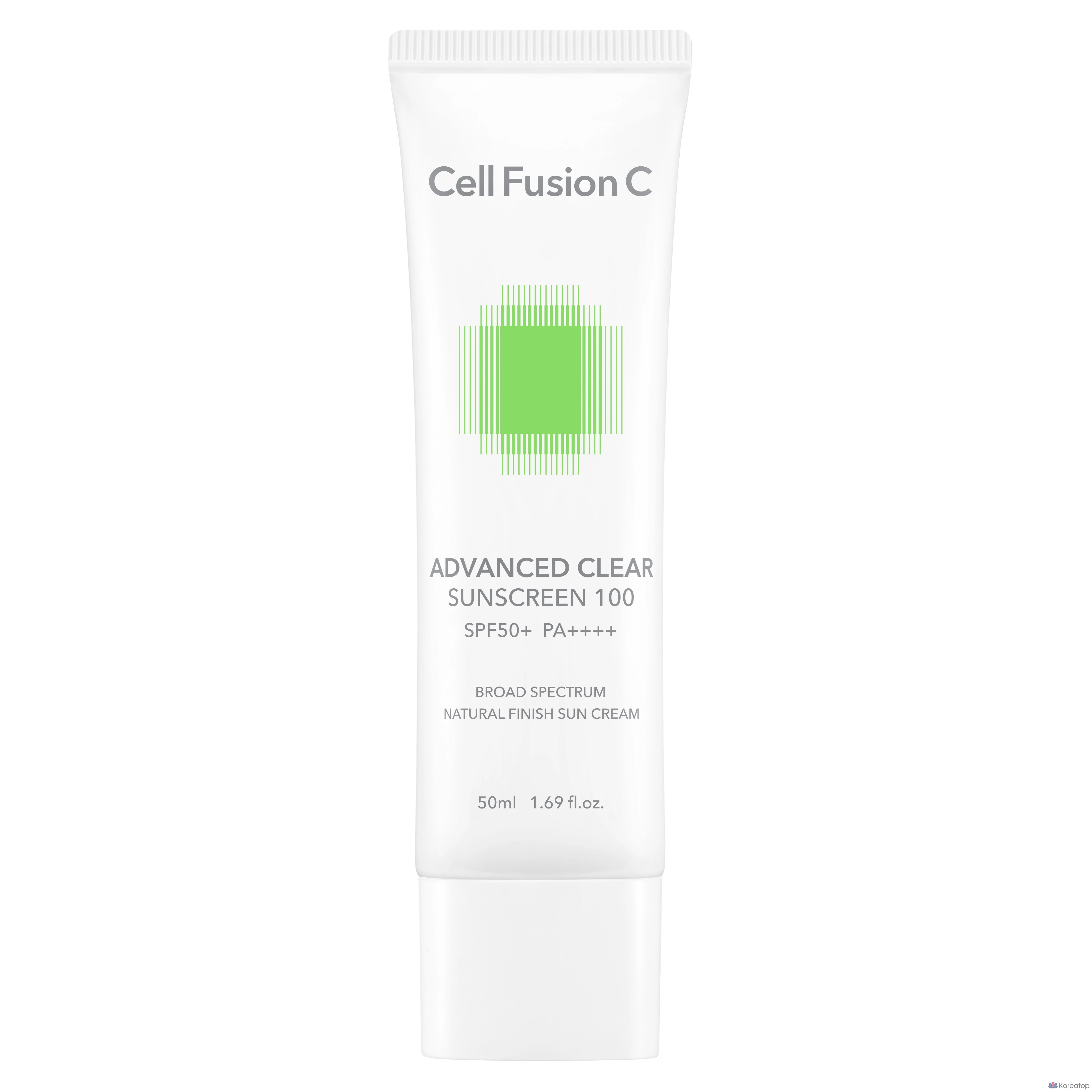 Солнцезащитный крем Cellfusion C Advanced Clear Sunscreen 100 SPF 50+ PA++++, 50 мл, 1 шт.
