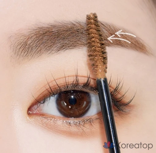 Набор Etude Pure False Brow Cara 4,5 г + 9 г, оттенок № 1, насыщенный коричневый, 1 шт., фото 9