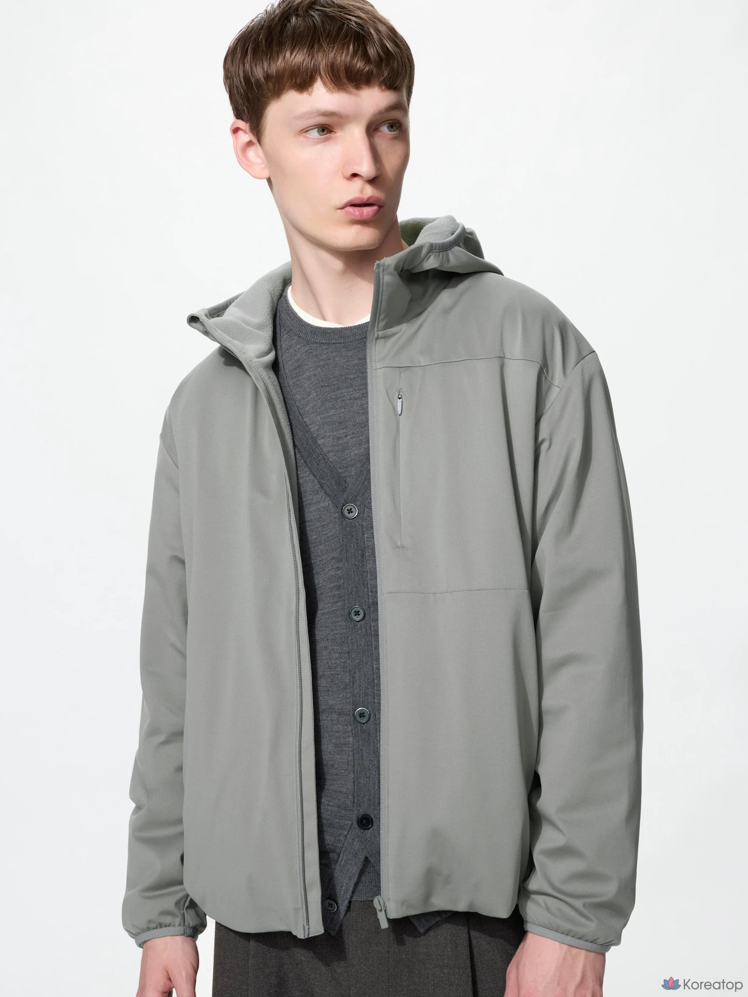 Парка Uniqlo Windblock Fleece Full-Zip