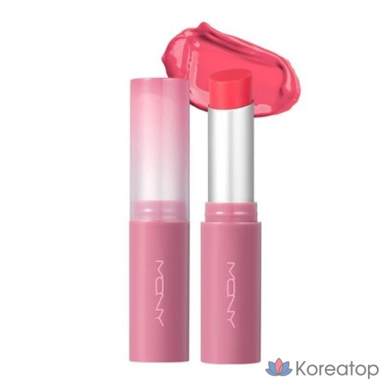 Помада Mqny New York Glow Melting Lipstick, оттенок 04 TUTU PINK, 3,5 г, 1 шт.