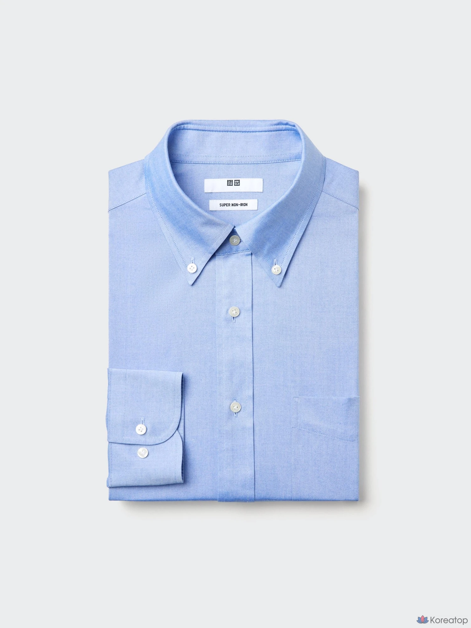 Рубашка Uniqlo Super Non-Iron Shirt Button-Down Collar