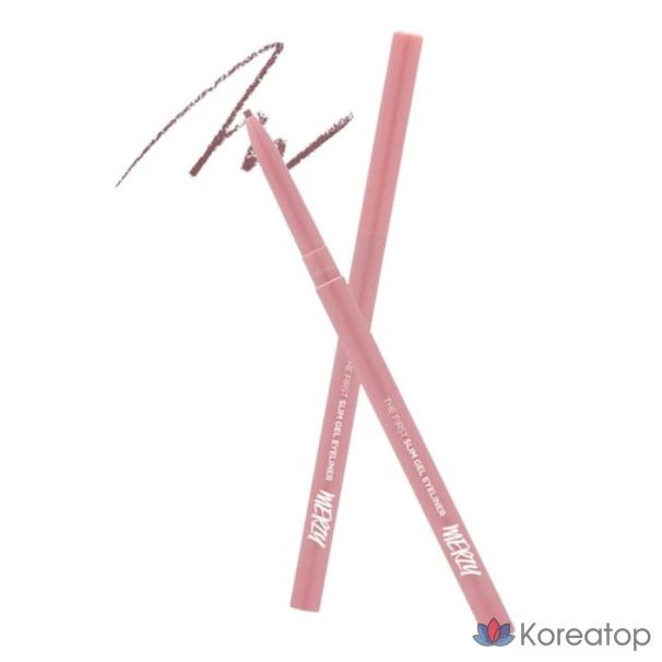 Гелевая подводка для глаз MERZY the First Slim Gel Eyeliner 0.05g, GS7 MAUVE FANCY Deep Mauve Fancy, 1 шт.
