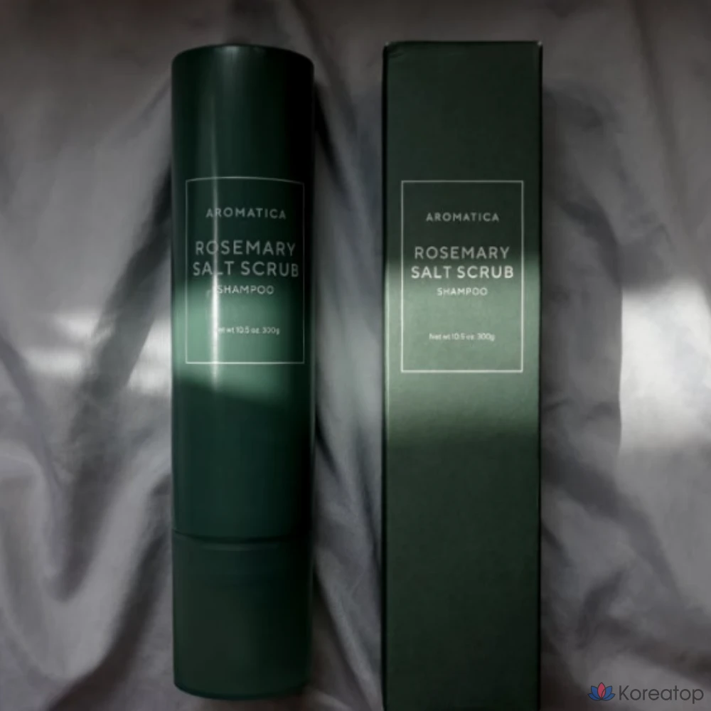 Солевой скраб-шампунь с розмарином Aromatica, 300 г, 1 шт.