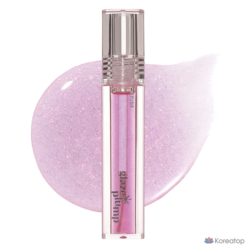 Etude House Glaze Plump Gloss, 02 Фиолетовый кварц, 4 г, 1 шт.