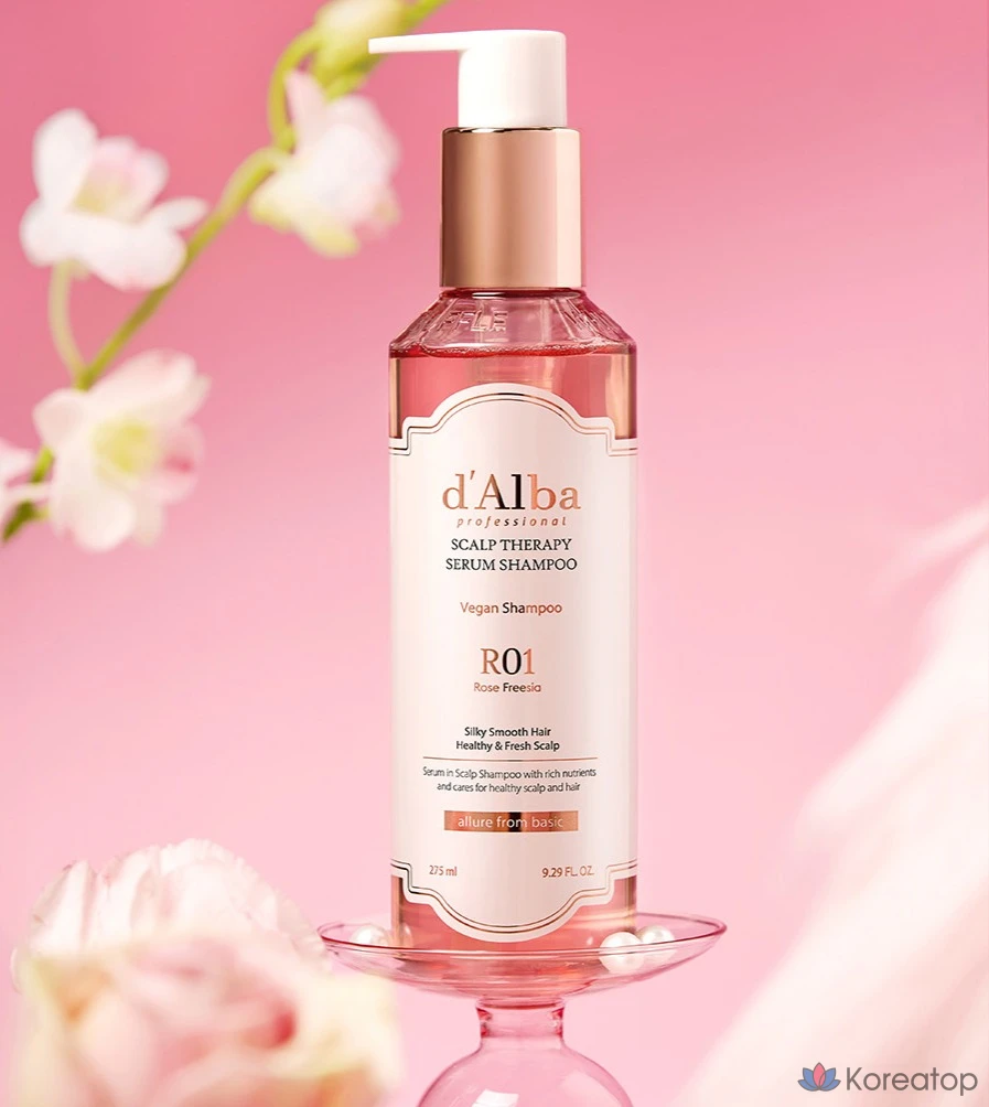 D'alba Professional Repairing Scalp Therapy Shampoo Rose Freesia, 275 мл, 1 шт.