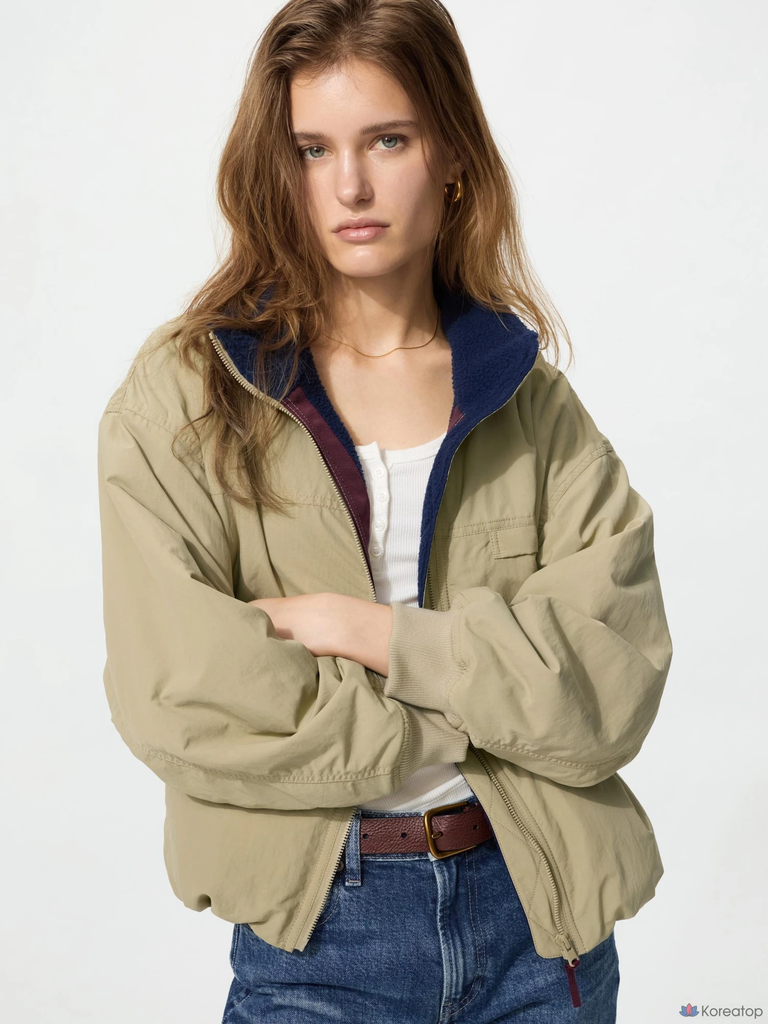 Блузон Uniqlo Fleece Stand Blouson