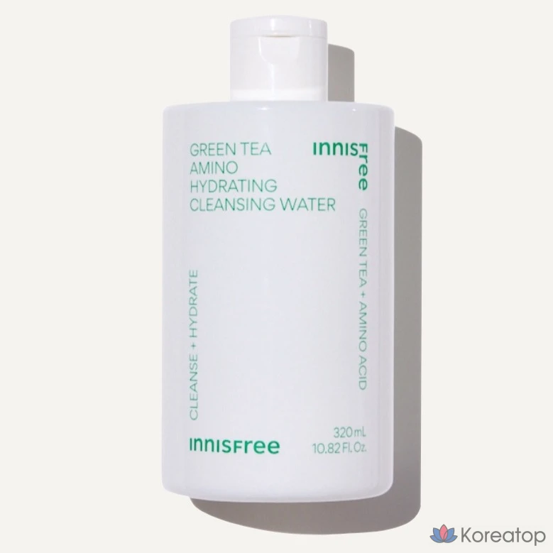 Очищающая вода Innisfree Green Tea Amino Moisture, 320 мл, 1 шт.