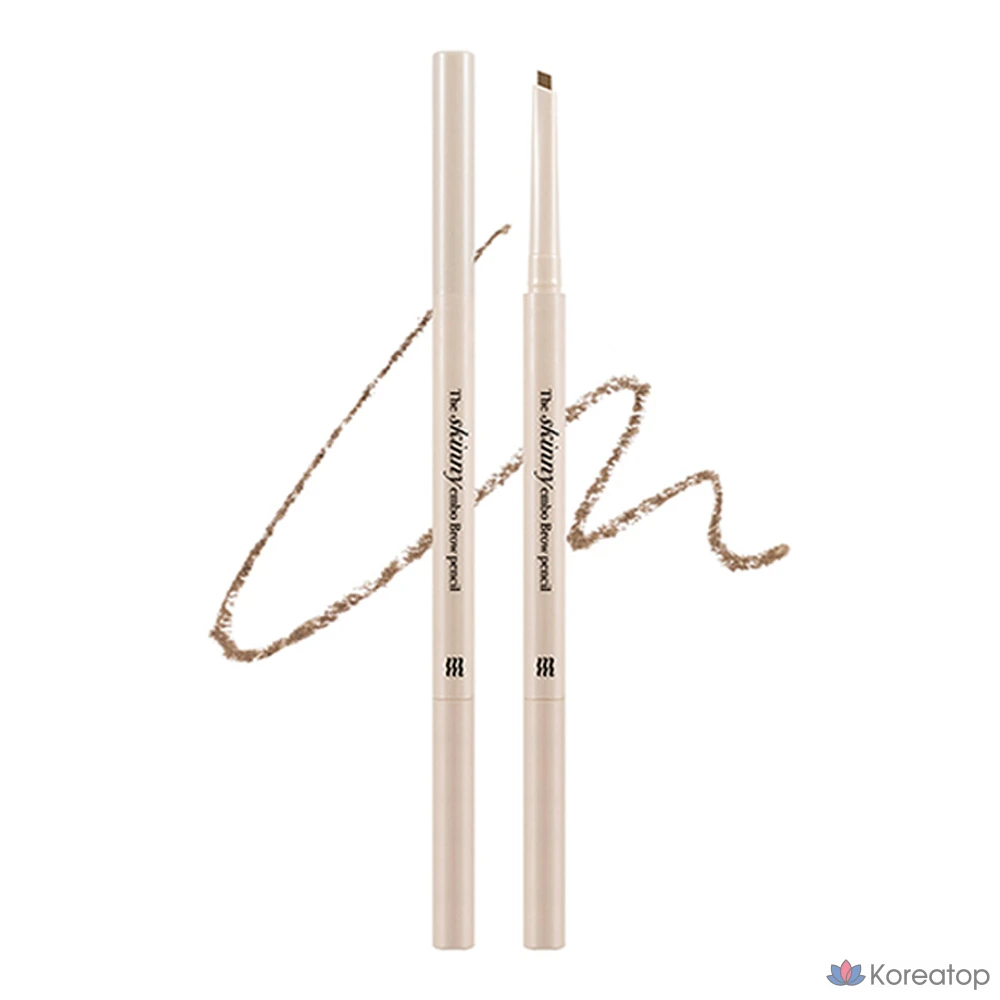 Карандаш для бровей MERZY the Skinny Embo, 0,07 г, цвет SB4, молочно-коричневый, 1 шт.