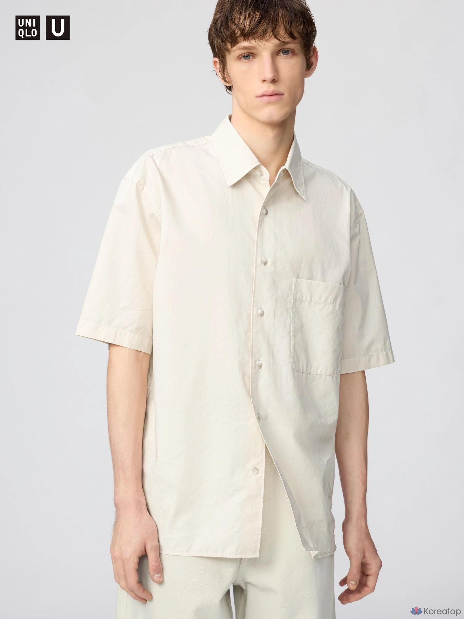 Рубашка Uniqlo Boxy Short Sleeve Shirt