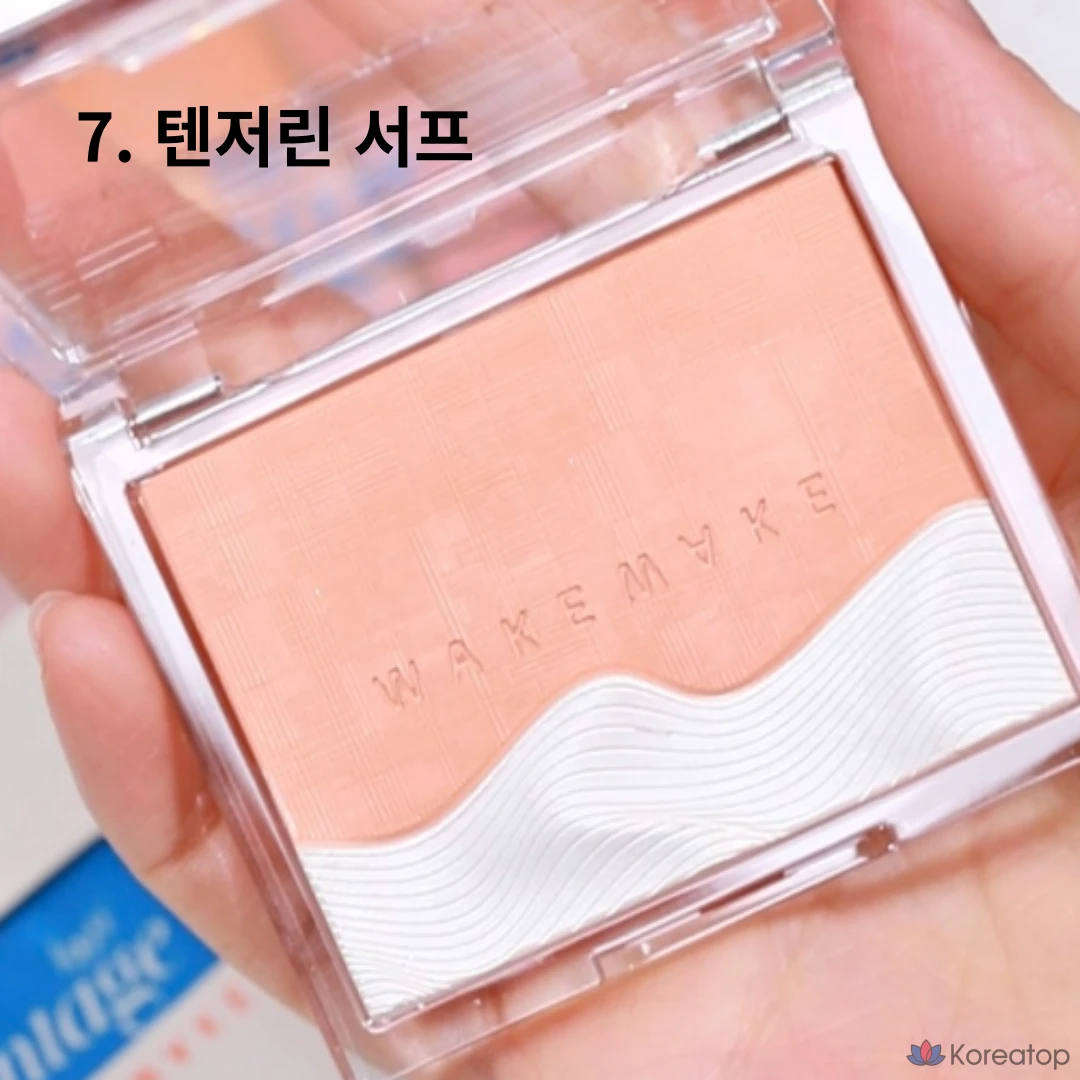 Румяна WAKEMAKE Sheer Layering Dual Blusher, 07. Tangerine Surf, 1 шт.