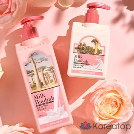 Лосьон для тела Milk Baobab Perfume с ароматом Flora Bouquet, 250 мл, 1 шт.