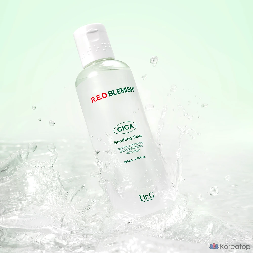 Успокаивающий тоник Dr.G Red Blemish Cica, 200 мл, 1 шт.