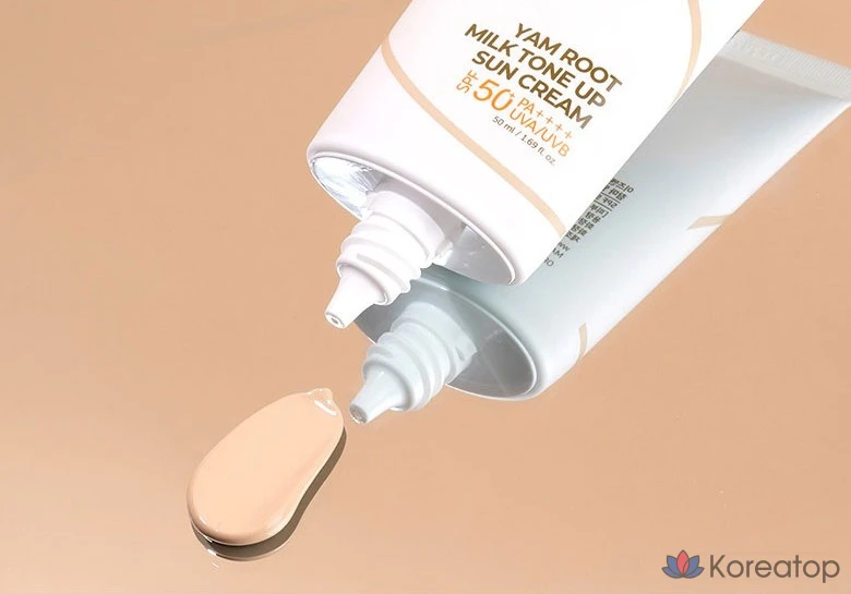 Солнцезащитный крем Isntree Yam Milk Tone-Up Sunscreen SPF50+ PA++++, 50 мл, 1 шт.