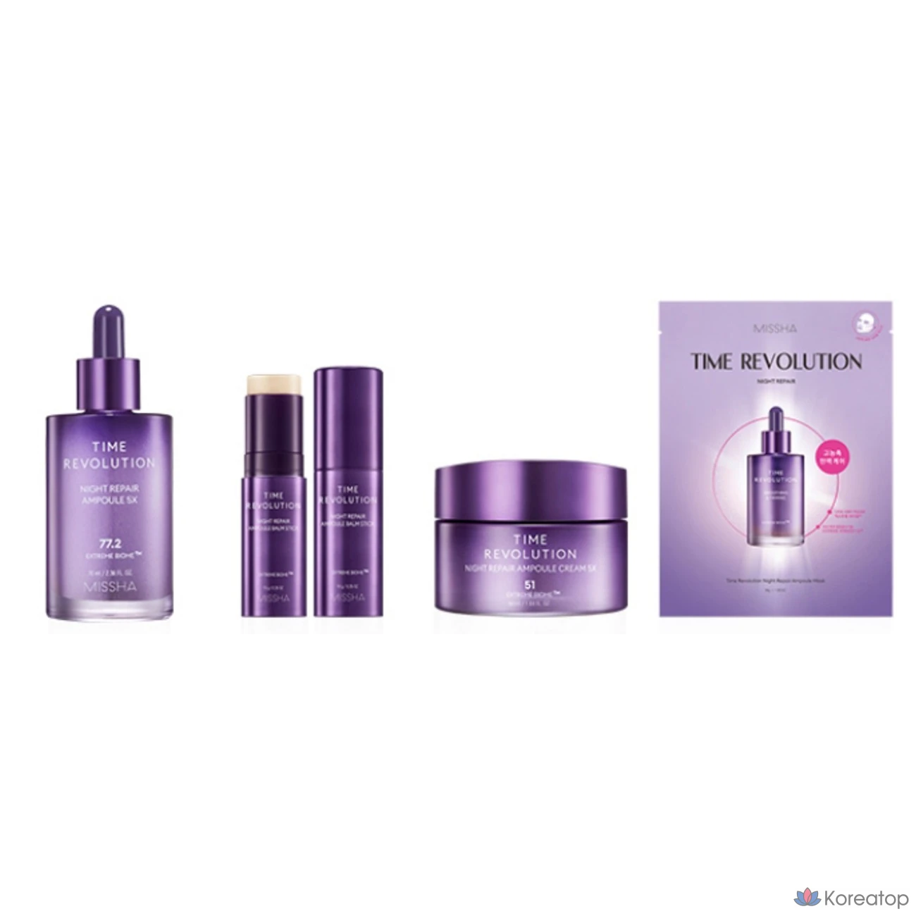 Missha Time Revolution Night Repair Ampoule 5X, 70 мл, 1 шт., фото 7