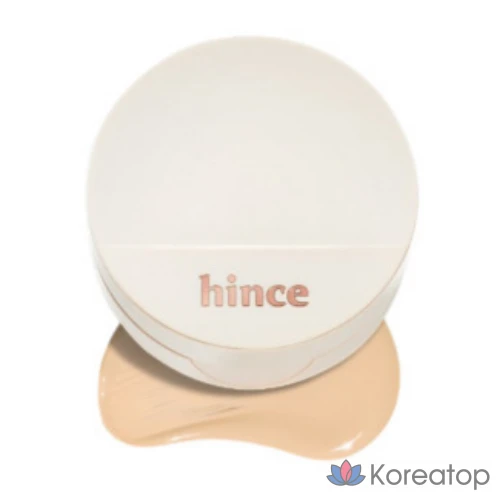 Тональный крем-кушон Hince Second Skin Glow 12 г + сменный блок (SPF50+), 1 шт., цвет «Роза» (№ 15), фото 3