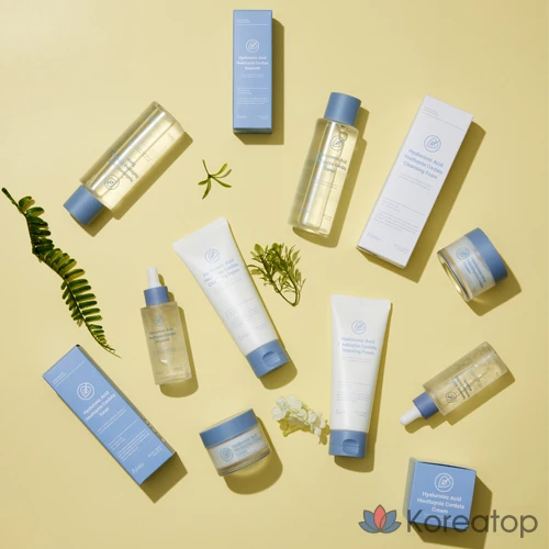 Набор Esfolio Eoseongcho Basic из 4 предметов (пенка + тоник + ампула + крем), по 1 предмету каждого вида, 2 набора., фото 6