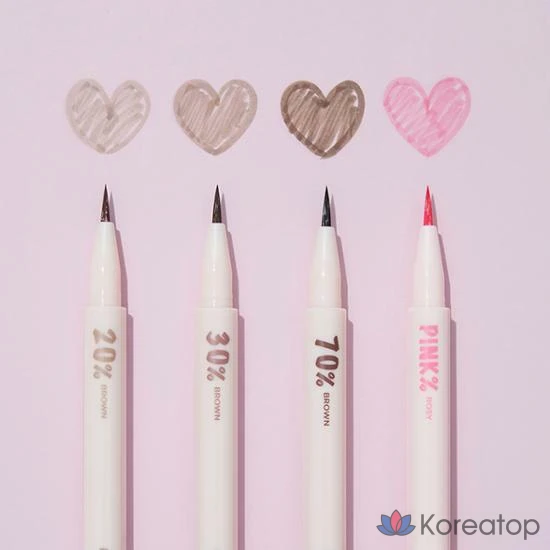 Подводка для глаз Colorgram SHADE RE-FORMING BRUSH LINER, оттенок 02, 1 шт.
