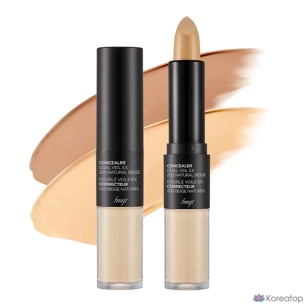 Консилер FMGT Dual Veil, 1 шт., N203 Натуральный бежевый