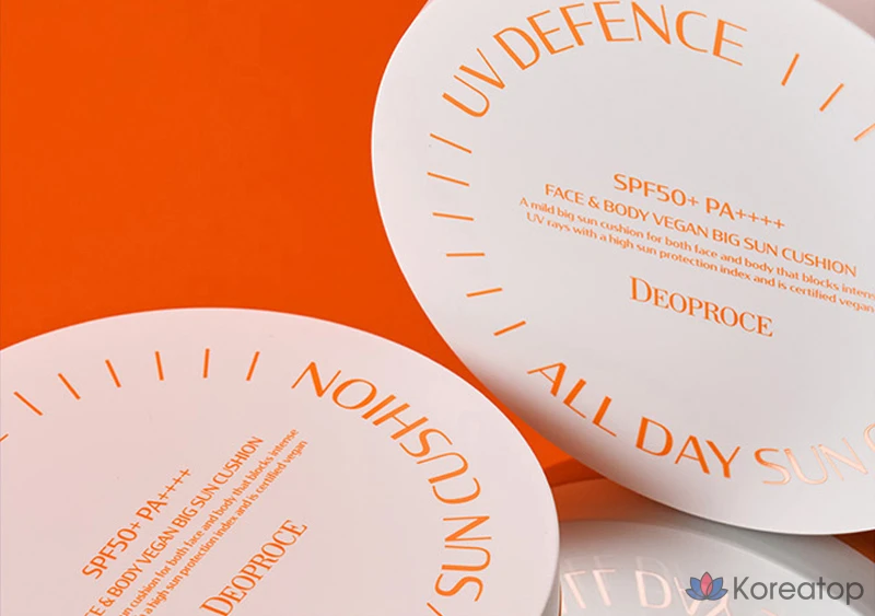Солнцезащитный крем Deoproce UV Defense All Day Sun Cushion SPF50+ PA++++, 25 г, 1 шт.